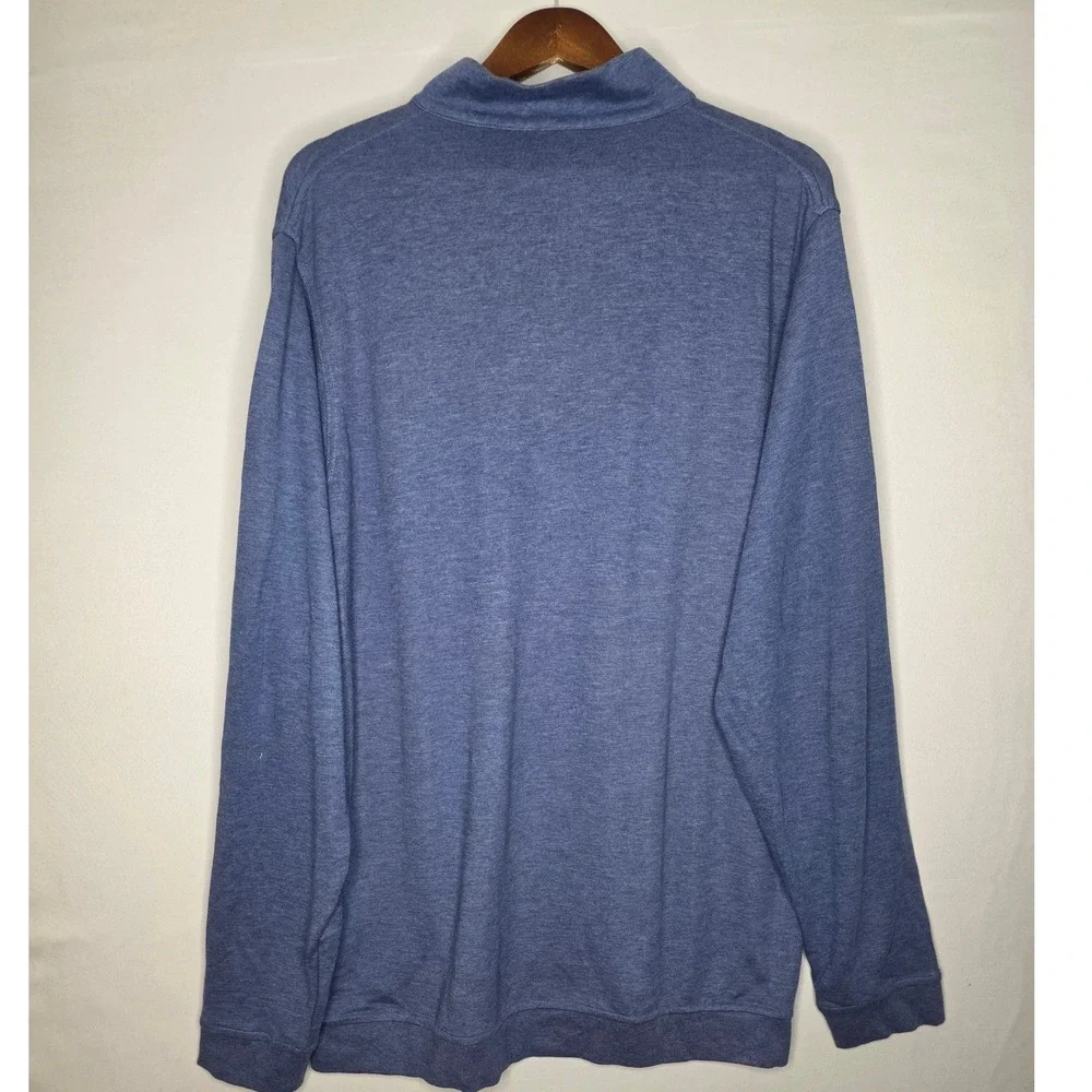 PETER MILLAR Crown‎ Nordic Blue Quarter Zip Pullover XL Golf business casual